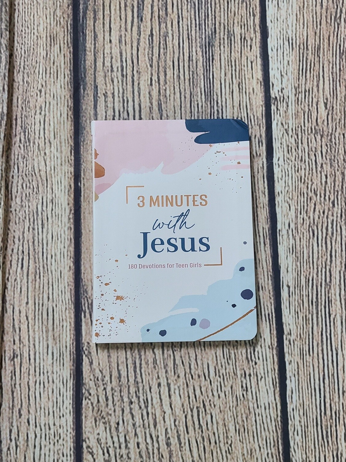 3 Minutes with Jesus: 180 Devotions for Teens by Ellie Zumbach - Leather Paperback - New