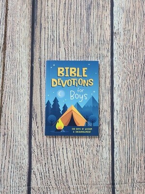 Bible Devotions for Boys: 180 Days of Wisdom and Encouragement by Emily Biggers - Paperback - New