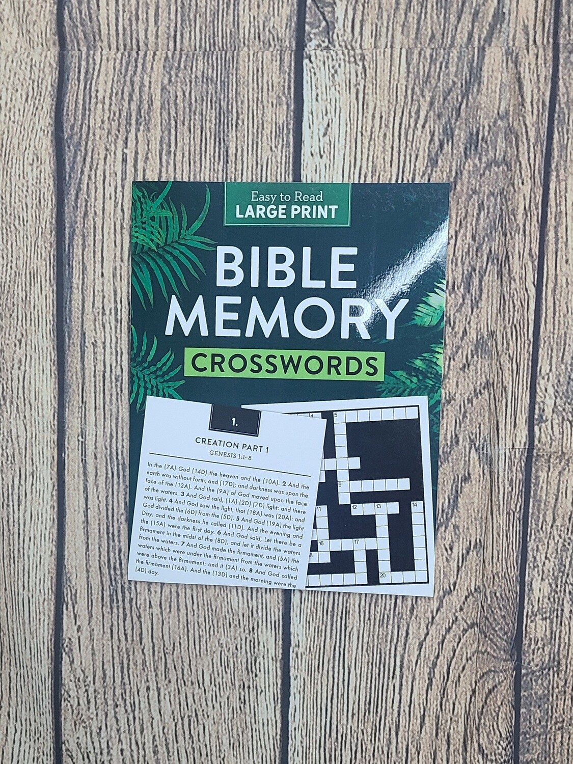 Bible Memory Crosswords - Large Print