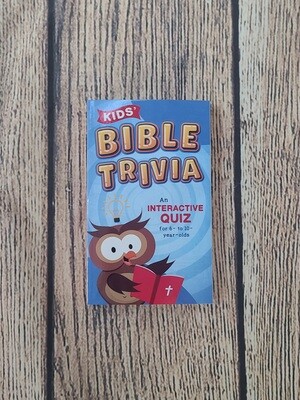 Kids Bible Trivia by Paul Kent - Paperback - New