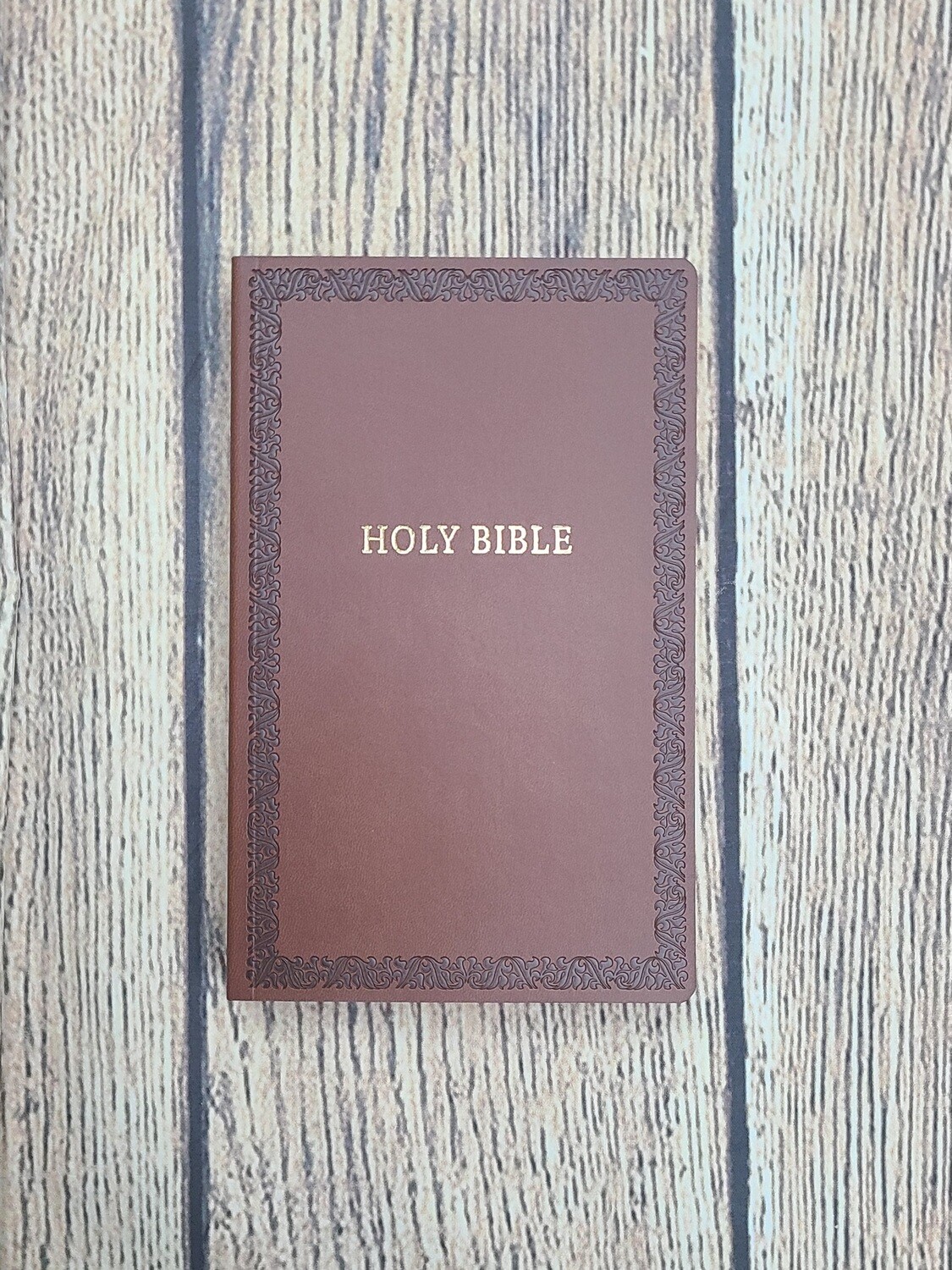 NIV Holy Bible: Soft Touch - Brown Leathersoft
