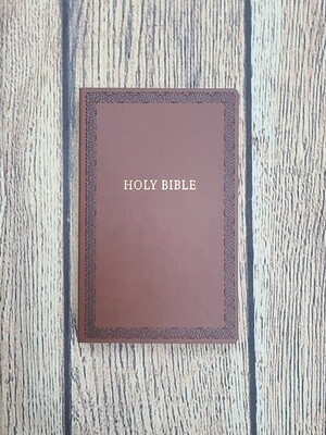 NIV Holy Bible: Soft Touch - Brown Leathersoft