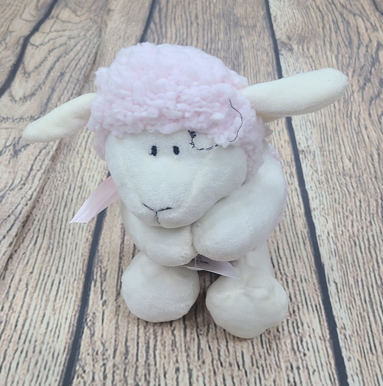 Praying Lamb - Pink Coloring