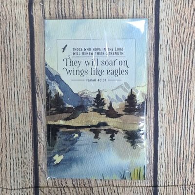 They Will Soar on Wings Like Eagles Mountainscape Flexcover Journal