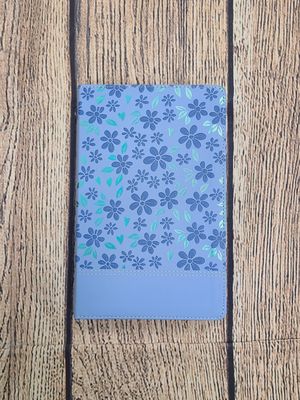 The Prayer Map NLV Bible for Girls - Sky Blue Shimmer Imitation Leather