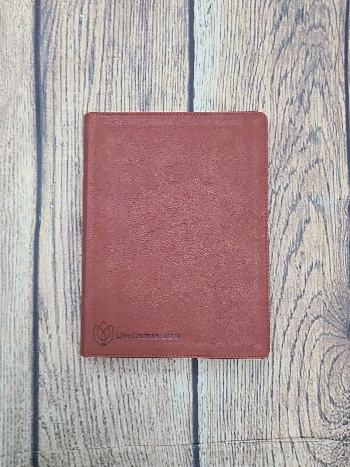 CSB Life Counsel Bible - Thumb Indexed - Burnt Sienna Leathertouch