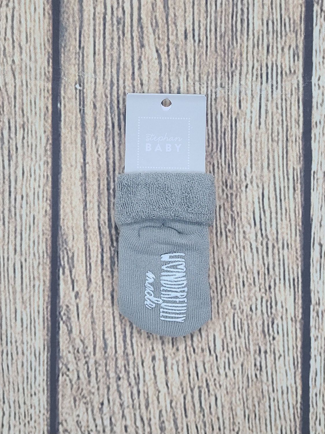 Wonderfully Made Gray Colored Baby Socks