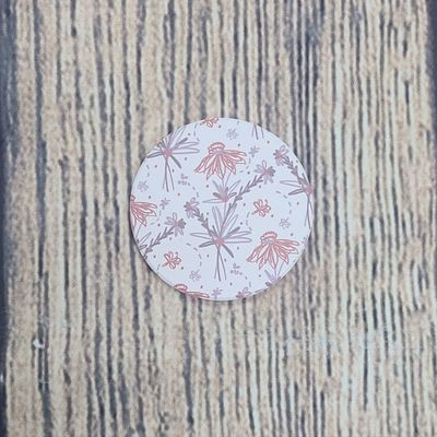 Floral Pattern Car Coaster