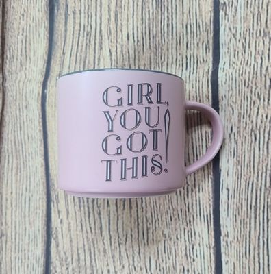 Girl, You Got This! Pink Ceramic Coffee Mug