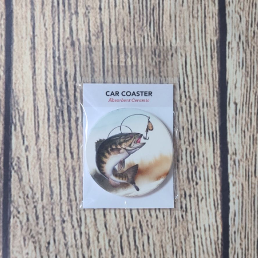 Fishing Car Coaster Single Pack