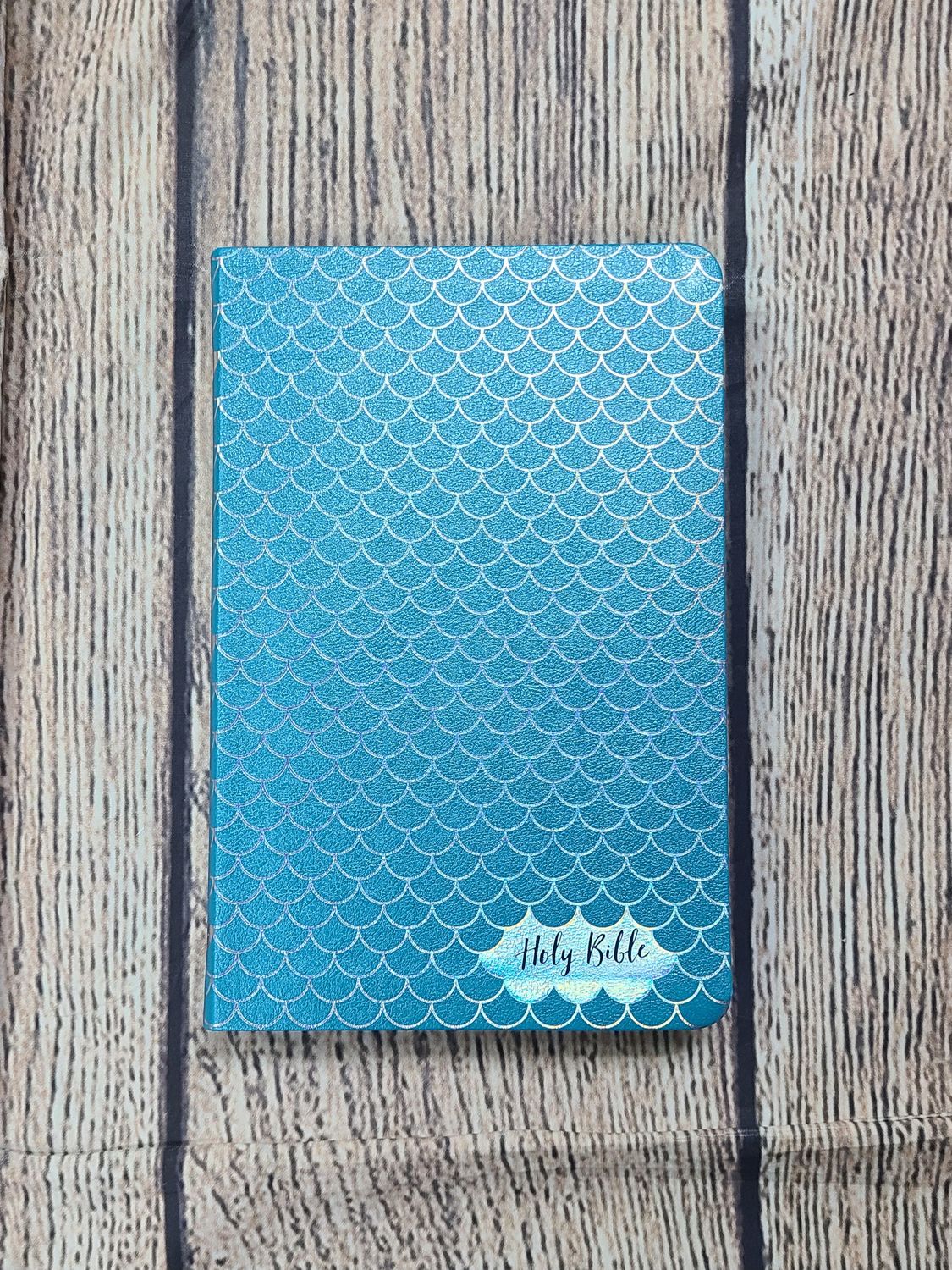 KJV Kid&#39;s Bible - Thinline Edition - Aqua Leathertouch