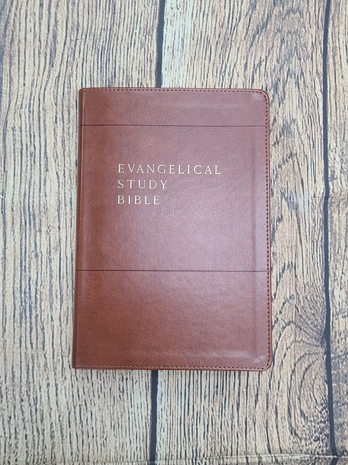 NKJV Evangelical Study Bible - Brown Leathersoft