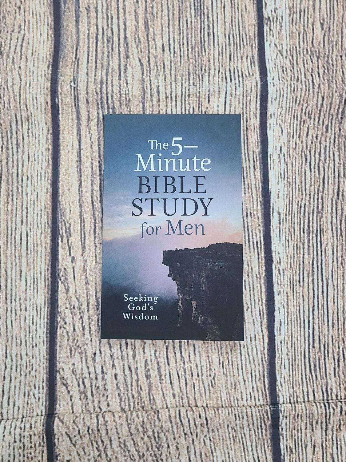 The 5-Minute Bible Study for Men: Seeking God&#39;s Wisdom by Jess MacCallum - Paperback - New