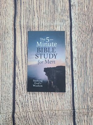 The 5-Minute Bible Study for Men: Seeking God&#39;s Wisdom by Jess MacCallum - Paperback - New