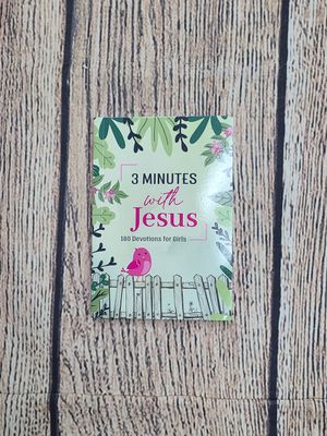 3 Minutes with Jesus: 180 Devotions for Girls by Jean Fischer - Paperback - New