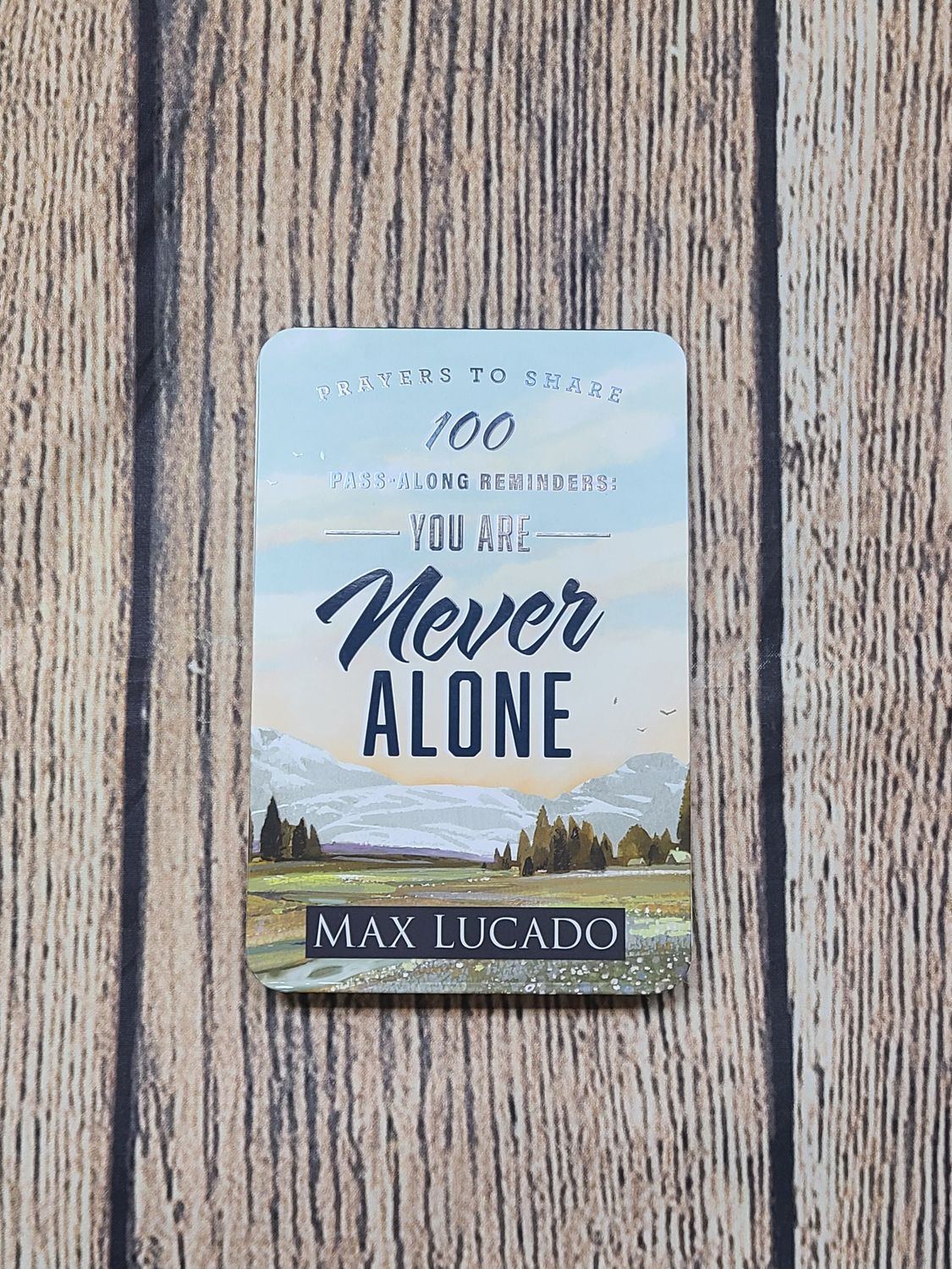 100 Pass Along Notes To Remind You Are Never Alone by Max Lucado