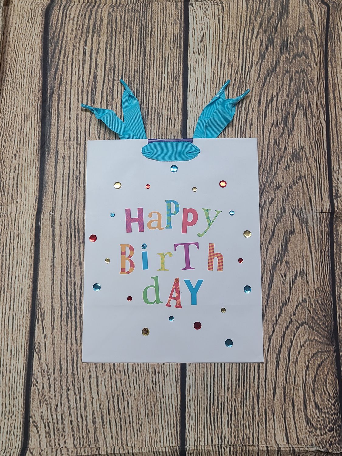 Happy Birthday Sparkly Medium Gift Bag
