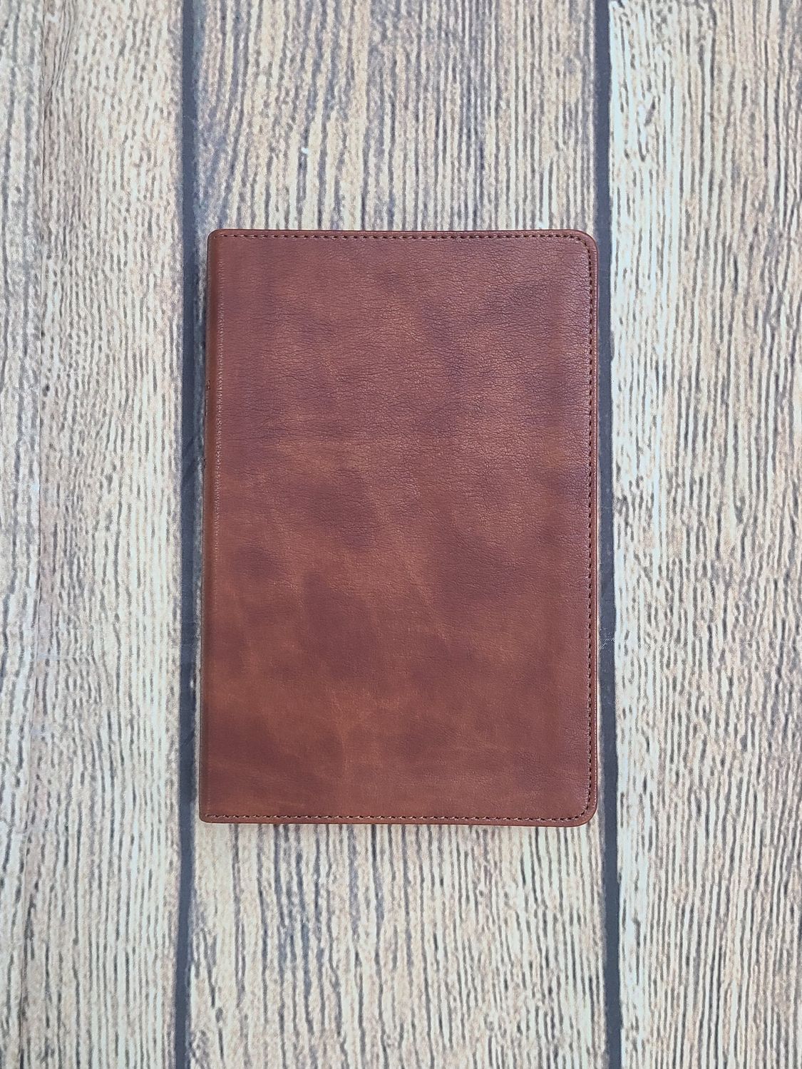 KJV Daily Devotional Bible - Hickory Cross Bonded Leather
