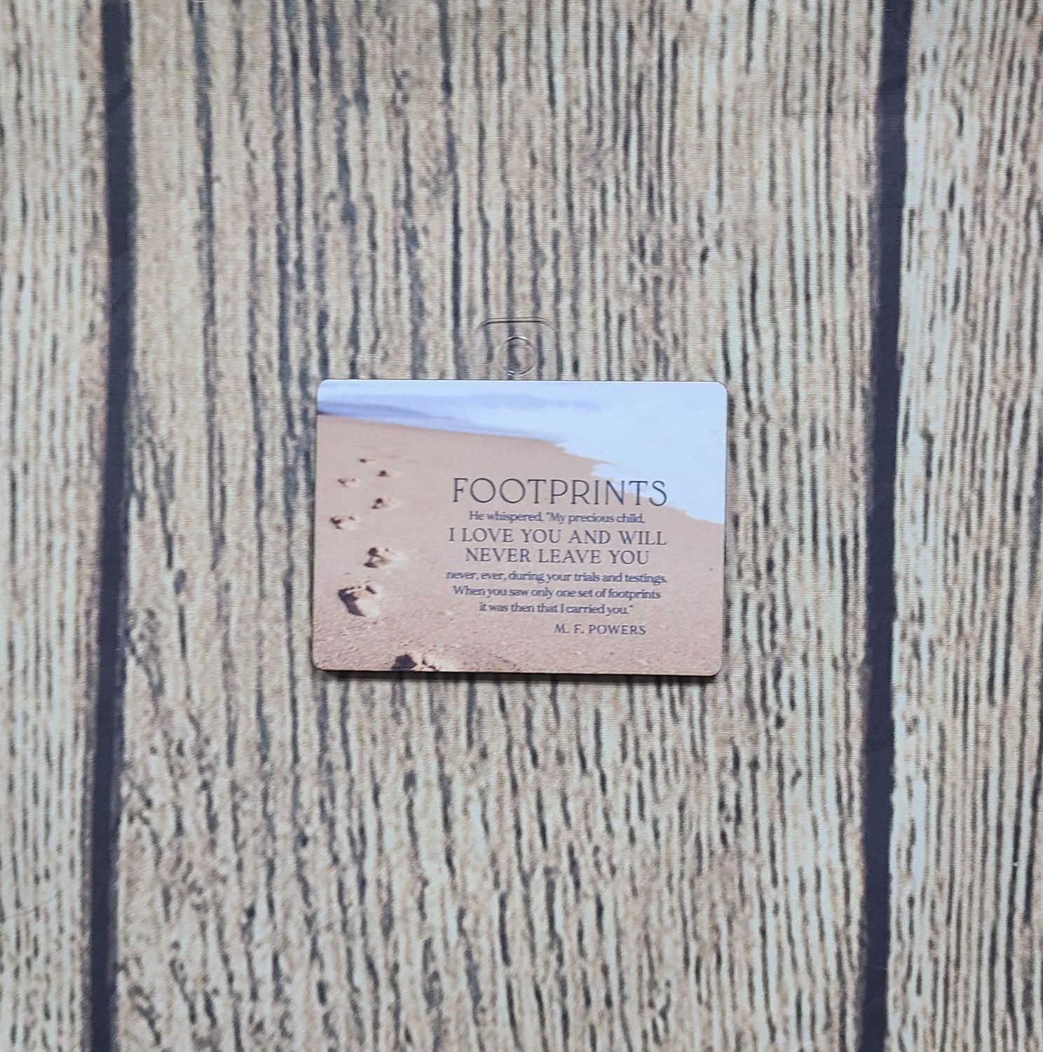 Footprints in the Sand Magnet