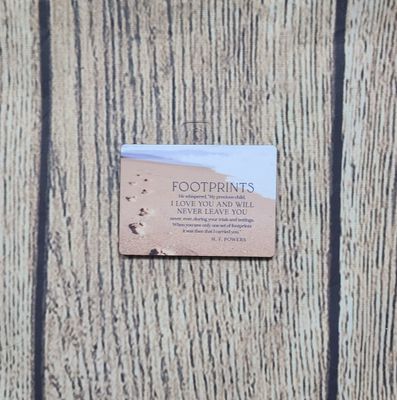 Footprints in the Sand Magnet
