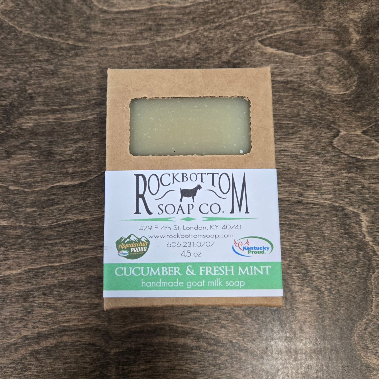Rock Bottom Soap - Cucumber &amp; Fresh Mint