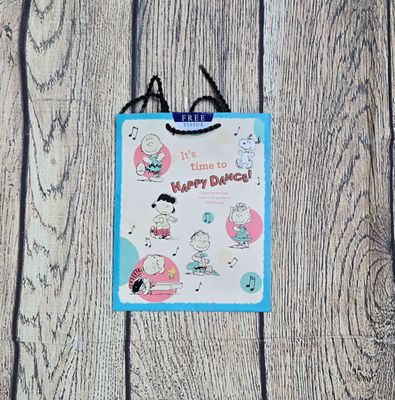 Peanuts Dancing Medium Gift Bag