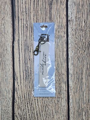 Set Your Minds On Things Above Canvas Key Chain