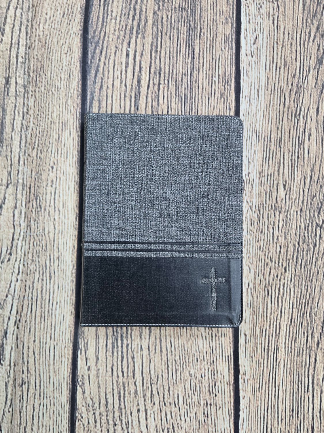 SKJV Bible for Teen Boys - Gray Bonded Leather
