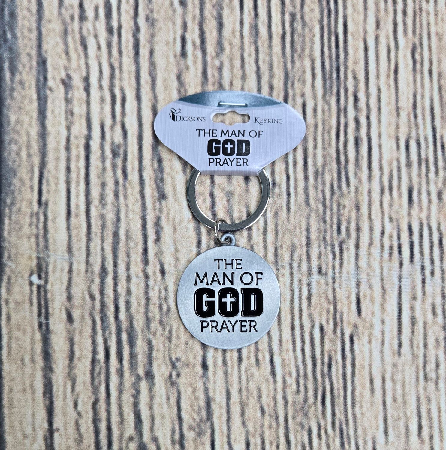 The Man of God Prayer Metal Key Chain