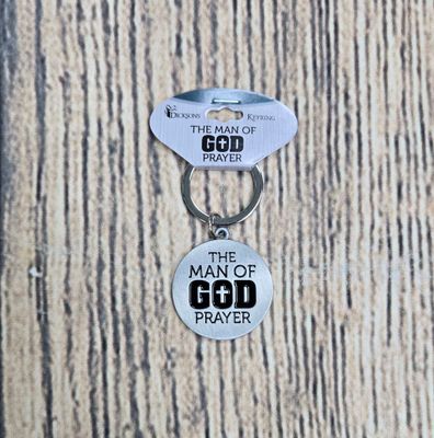 The Man of God Prayer Metal Key Chain