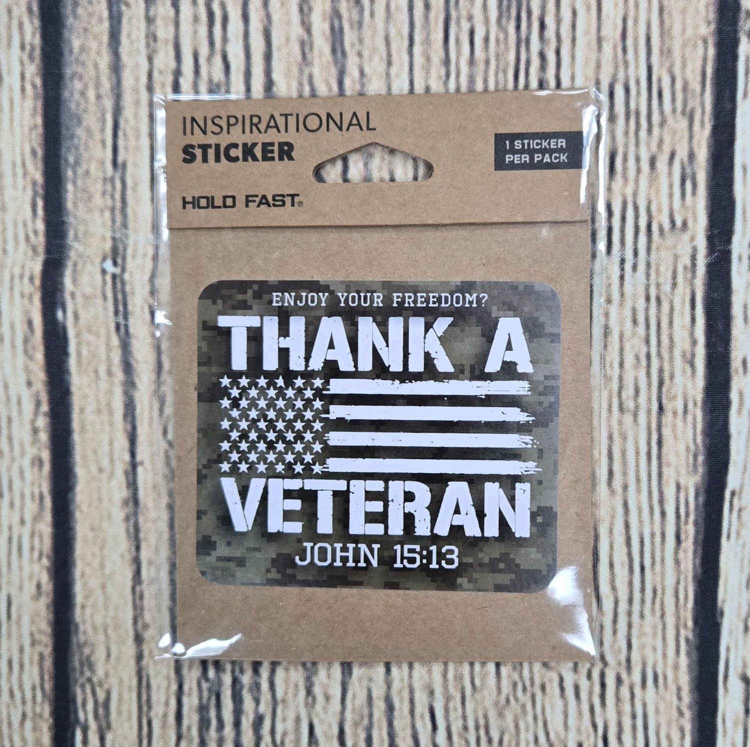 Kerusso Thank A Veteran Inspirational Sticker