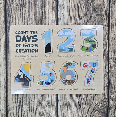 7 Days of Creation Wooden Puzzle