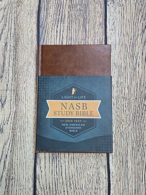 NASB Light of Life Study Bible - Hardcover - Golden Caramel - 2020 Text
