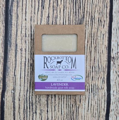 Rock Bottom Goat&#39;s Milk Soap - Lavender