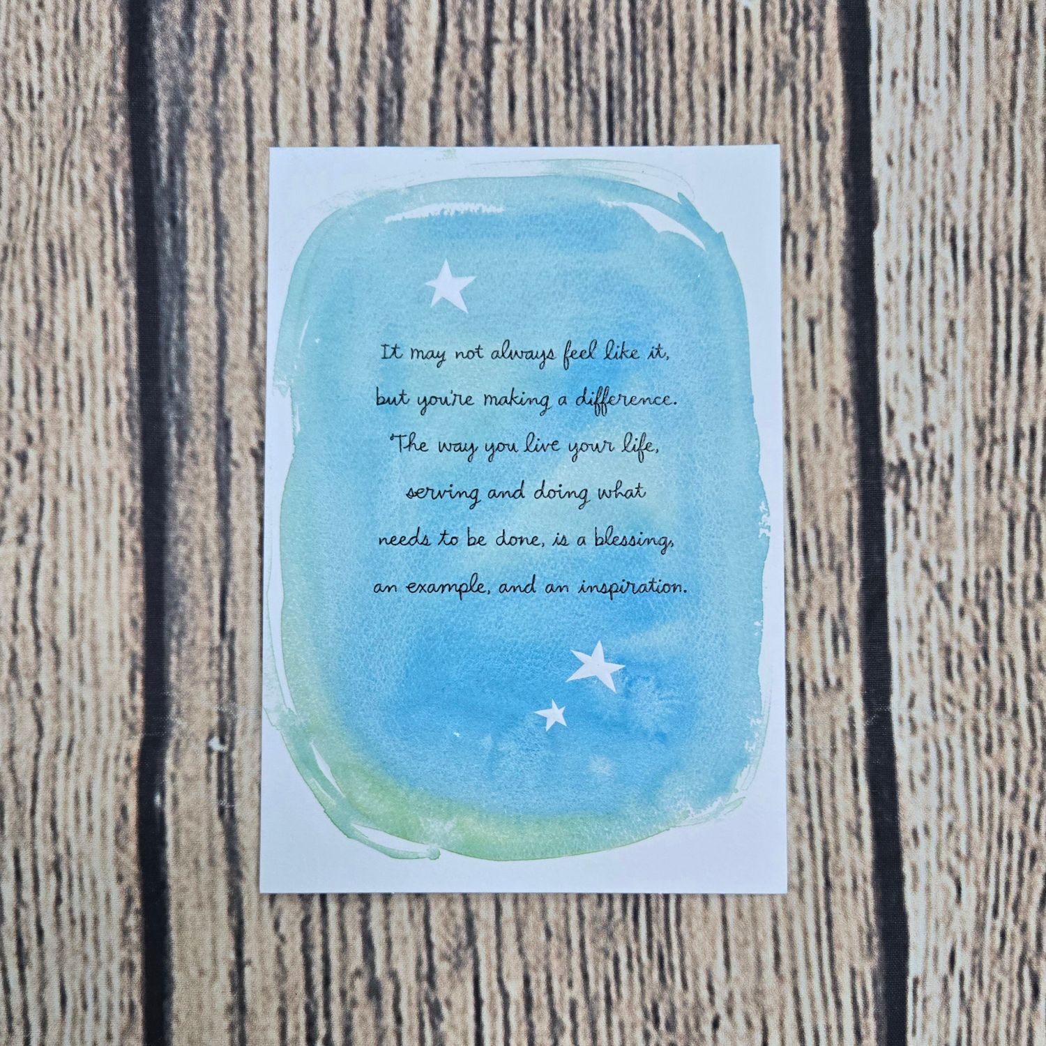 Dayspring Individual You Make A Difference Card - Set 1