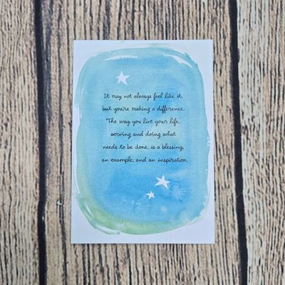 Dayspring Individual You Make A Difference Card - Set 1