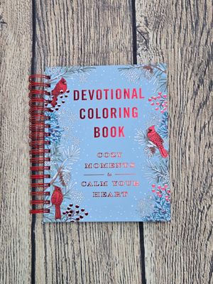 Cozy Moments to Calm Your Heart Devotional Coloring Book
