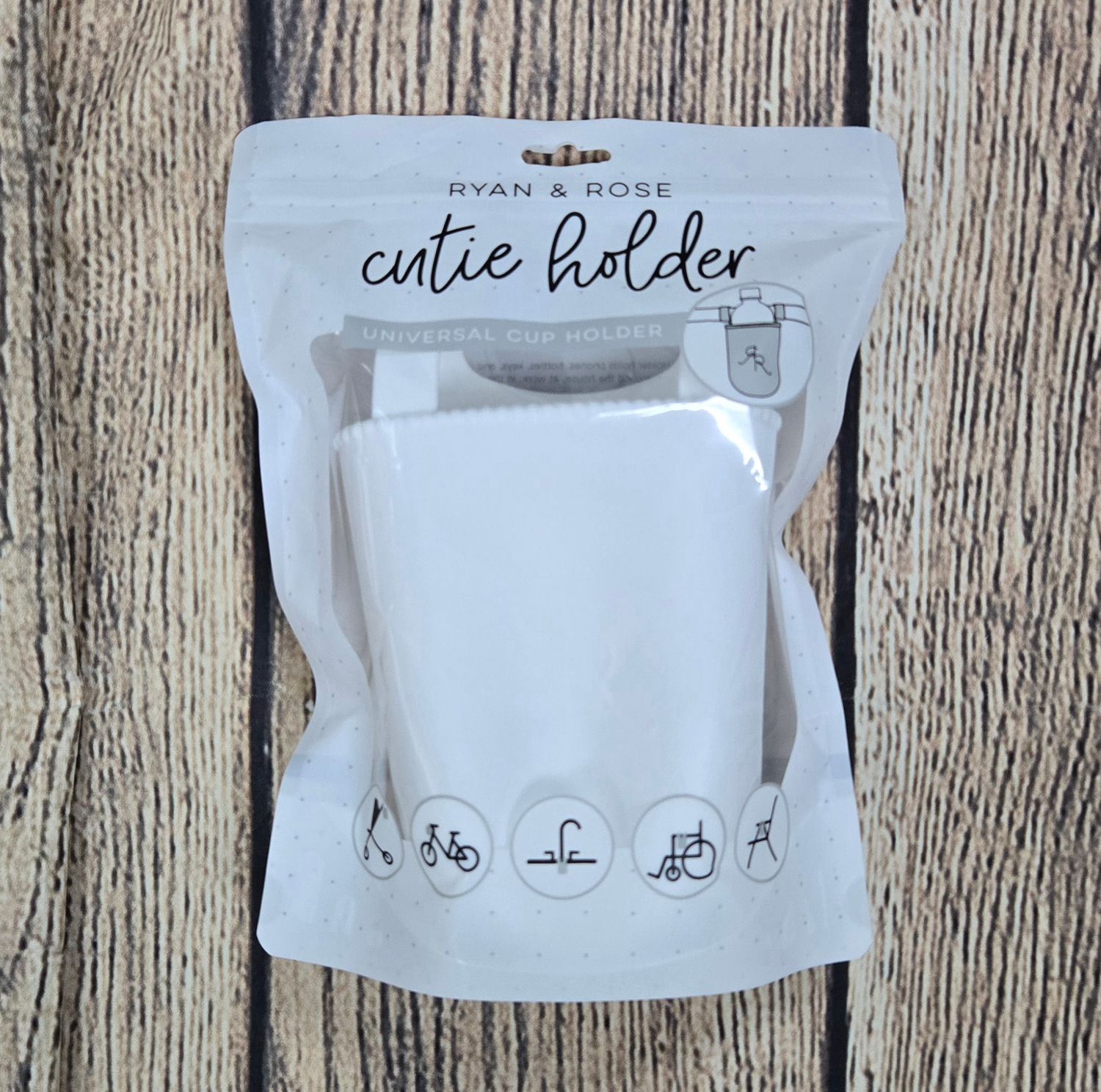 Ryan and Rose Cutie Holder - White Coloring