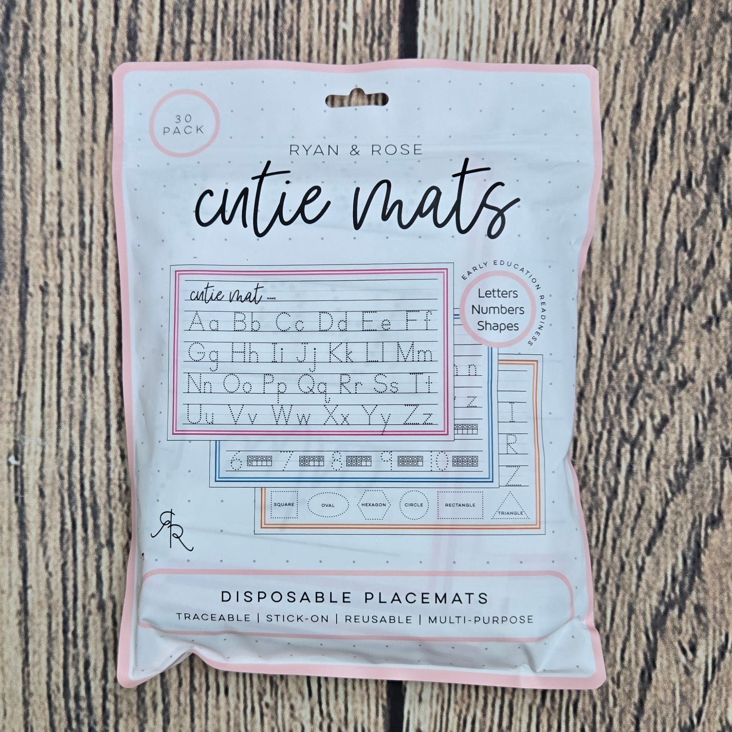 Ryan and Rose Cutie Mats - 30 Pack
