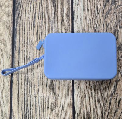 Ryan and Rose Silicone Wristlet Pouch - Bluebell