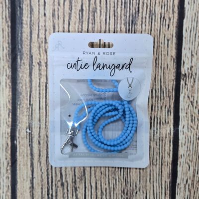Ryan and Rose Cutie Silicone Adult Lanyard - Carolina