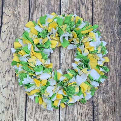 Summer Rag Wreath