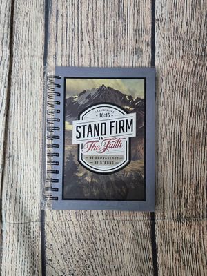 Stand Firm in the Faith Mountain View Wirebound Journal