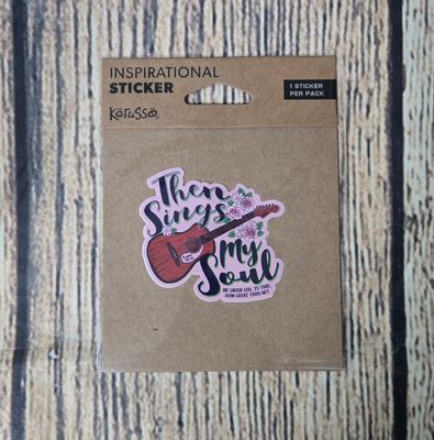 Kerusso Then Sings My Soul Inspirational Sticker