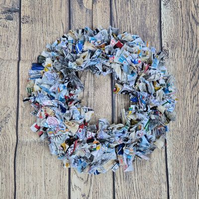 On-The-Go Rag Wreath