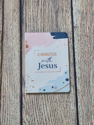 3 Minutes with Jesus: 180 Devotions for Teens by Ellie Zumbach - Leather Paperback - New