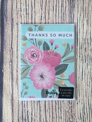 Thanks So Much Card and Envelope Package