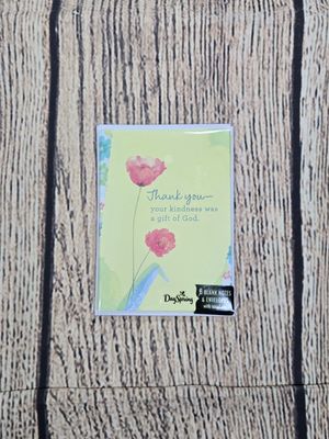 Thank You - Your Kindness was a Gift from God Card and Envelope Package
