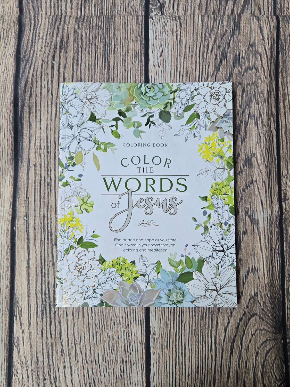 Color the Words of Jesus Coloring Book