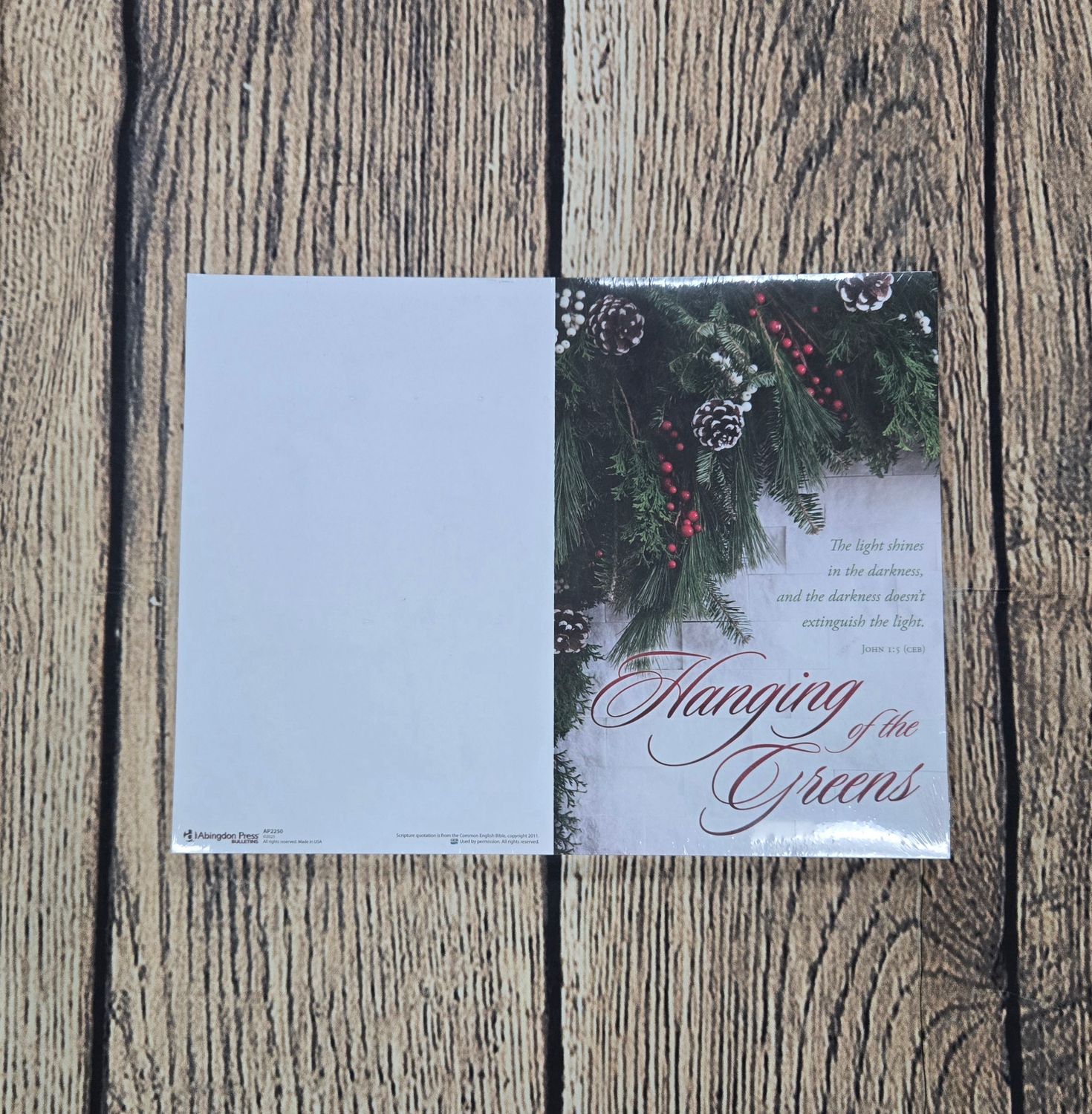 Hanging of the Green Bulletin - Pack of 100